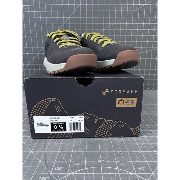 Forsake Men’s Dispatch Low Gray Hiking Shoes Size 8.5 New NIB ~~~ - Picture 1 of 8